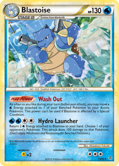 Blastoise z edície HS—Unleashed, karta č.13