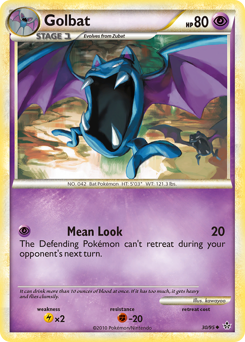 Golbat z edície HS—Unleashed, karta č.30