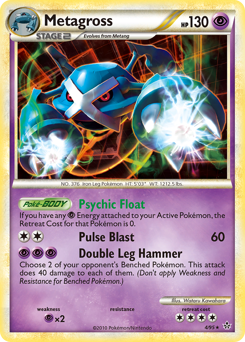 Metagross z edície HS—Unleashed, karta č.4