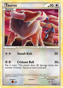 Tauros z edície HS—Unleashed, karta č.41