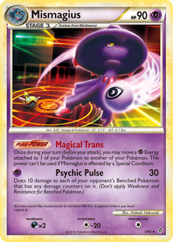 Mismagius z edície HS—Unleashed, karta č.5