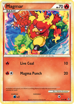 Magmar z edície HS—Unleashed, karta č.52