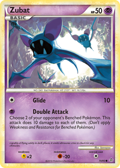 Zubat z edície HS—Unleashed, karta č.70