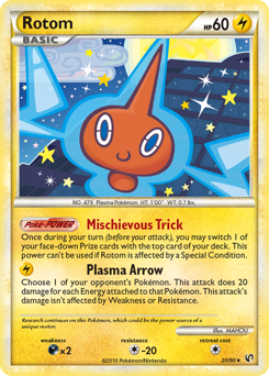 Rotom z edície HS—Undaunted, karta č.20