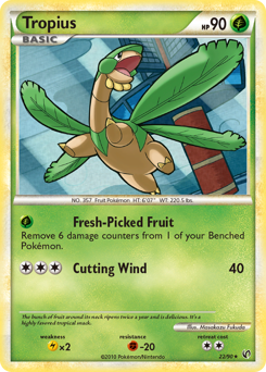 Tropius z edície HS—Undaunted, karta č.22