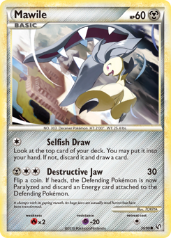 Mawile z edície HS—Undaunted, karta č.56