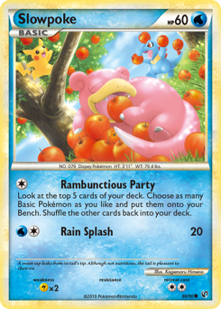 Slowpoke z edície HS—Undaunted, karta č.66