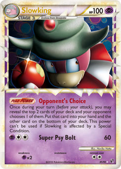 Slowking z edície HS—Undaunted, karta č.85
