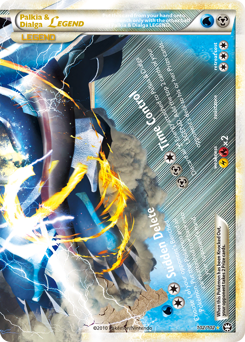 Palkia & Dialga LEGEND z edície HS—Triumphant, karta č.102