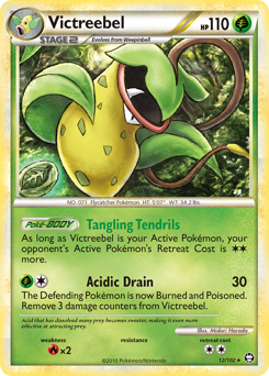 Victreebel z edície HS—Triumphant, karta č.12