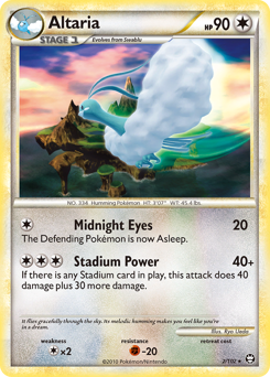 Altaria z edície HS—Triumphant, karta č.2
