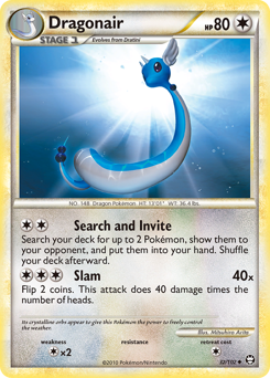 Dragonair z edície HS—Triumphant, karta č.32