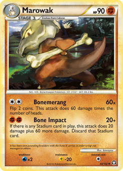 Marowak z edície HS—Triumphant, karta č.44