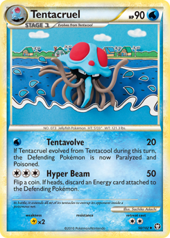 Tentacruel z edície HS—Triumphant, karta č.50