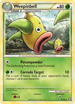 Weepinbell z edície HS—Triumphant, karta č.53