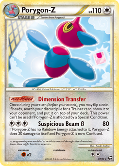 Porygon-Z z edície HS—Triumphant, karta č.7