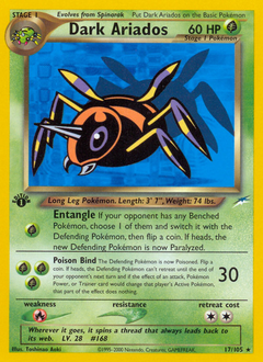 Dark Ariados z edície Neo Destiny, karta č.17
