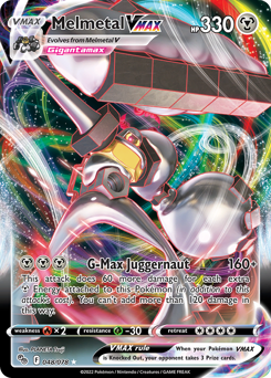Melmetal VMAX z edície Pokémon GO, karta č.48