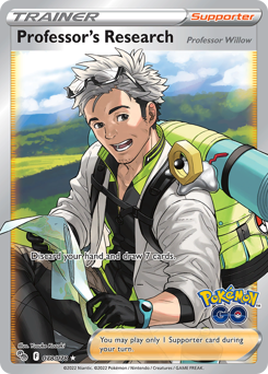 Professor's Research z edície Pokémon GO, karta č.78