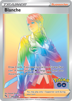 Blanche z edície Pokémon GO, karta č.82