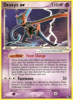 Deoxys ex z edície POP Series 4, karta č.17