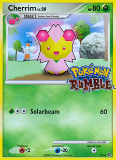 Cherrim z edície Pokémon Rumble, karta č.2