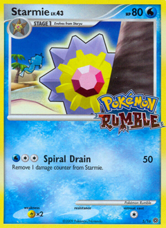 Starmie z edície Pokémon Rumble, karta č.5