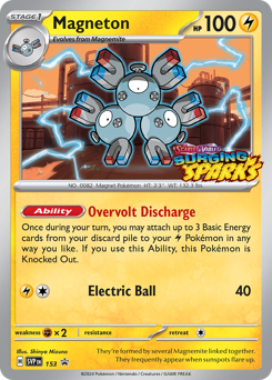 Magneton z edície Scarlet & Violet Black Star Promos, karta č.153